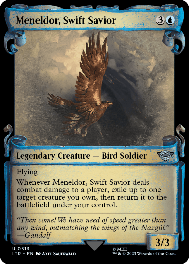 Meneldor, Salvador Célere / Meneldor, Swift Savior - Magic: The Gathering - MoxLand