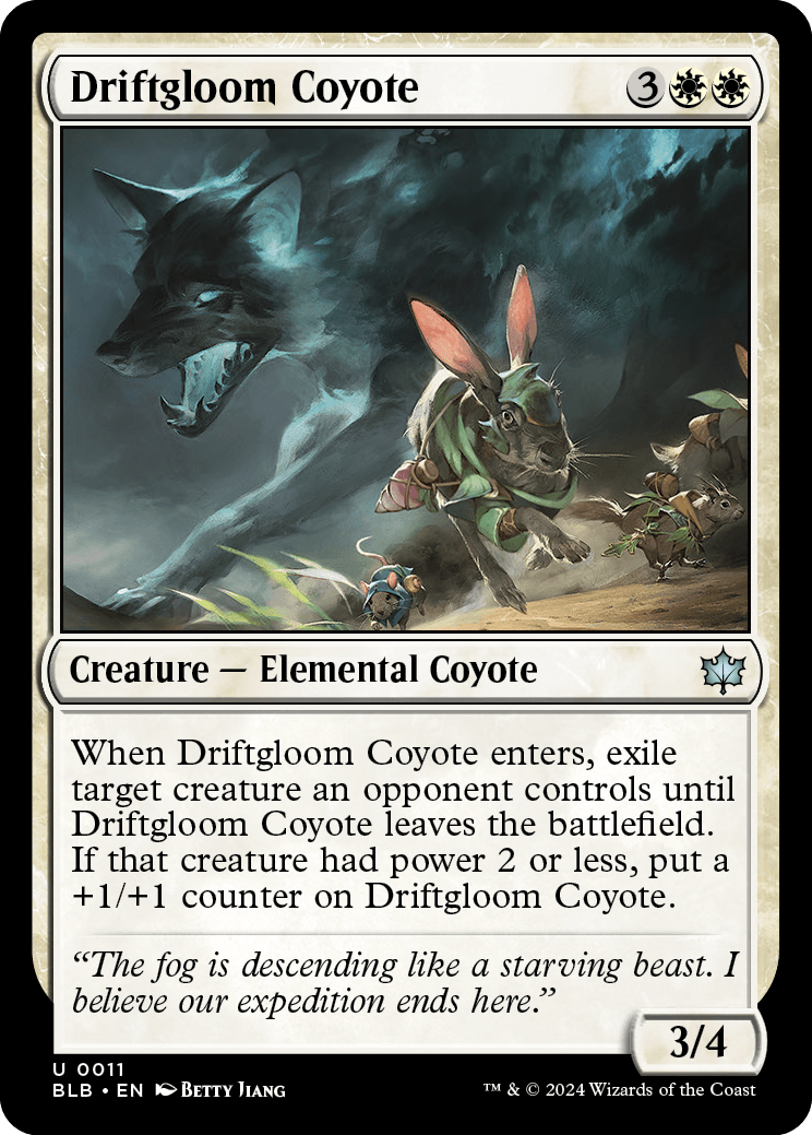 Coiote Vagoscuro / Driftgloom Coyote - Magic: The Gathering - MoxLand