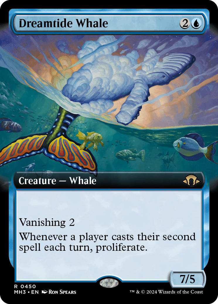 Baleia da Maré Onírica / Dreamtide Whale - Magic: The Gathering - MoxLand