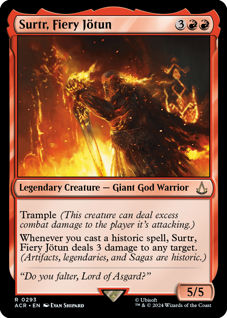 Surtr, Fiery Jötun - Magic: The Gathering - MoxLand