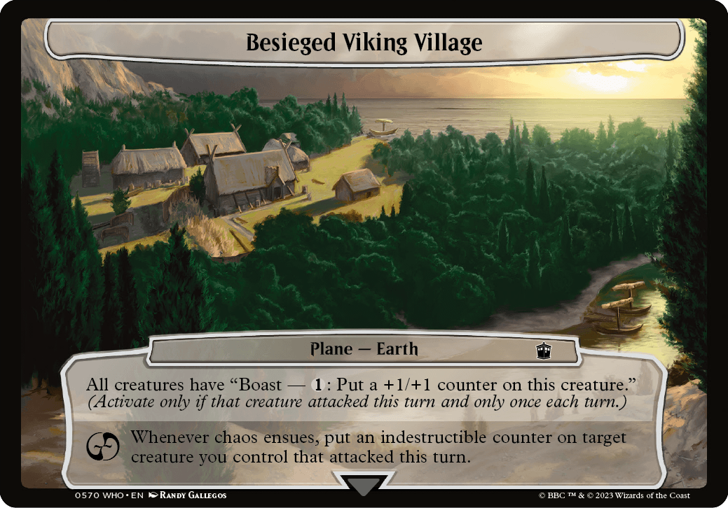 Besieged Viking Village - Magic: The Gathering - MoxLand