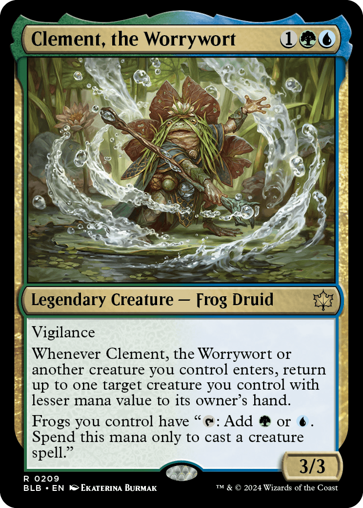 Clemente, o Sapessimista / Clement, the Worrywort - Magic: The Gathering - MoxLand