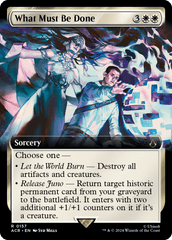 What Must Be Done - Magic: The Gathering - MoxLand