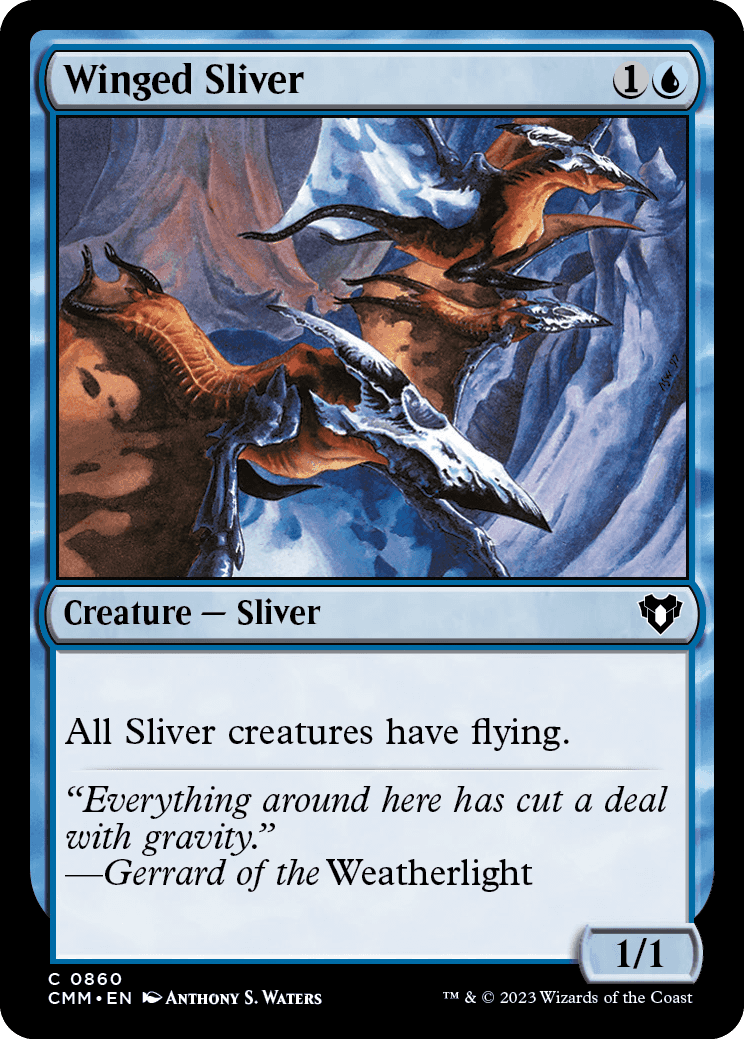 Fractius Alado / Winged Sliver - Magic: The Gathering - MoxLand