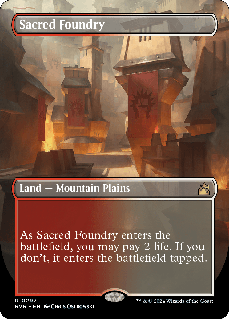 Fundição Sagrada / Sacred Foundry - Magic: The Gathering - MoxLand