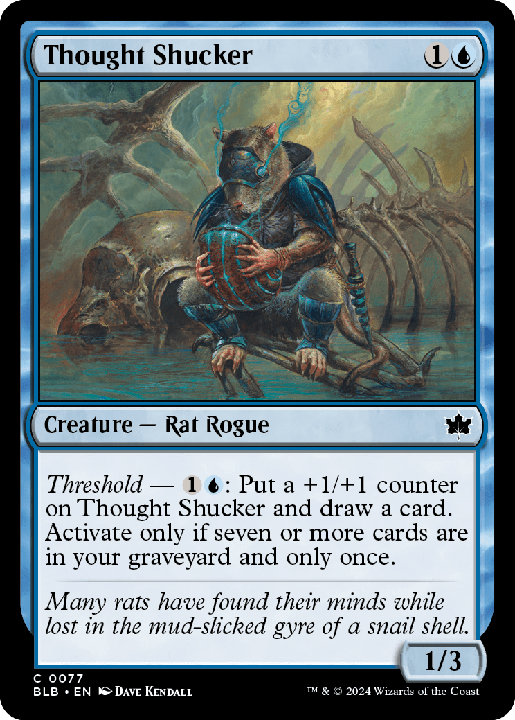 Debulhador de Pensamentos / Thought Shucker - Magic: The Gathering - MoxLand