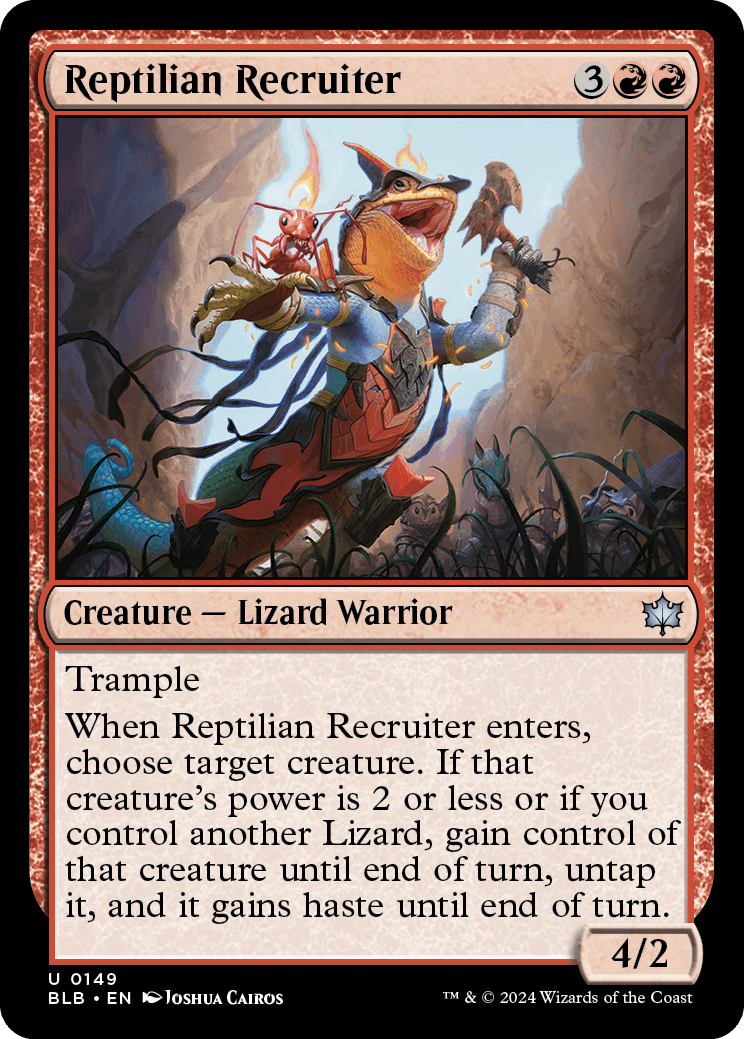 Recrutadora Reptiliana / Reptilian Recruiter - Magic: The Gathering - MoxLand