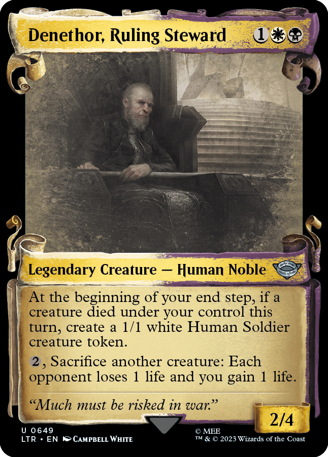 Denethor, Regente Governante / Denethor, Ruling Steward - Magic: The Gathering - MoxLand