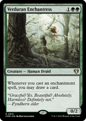 Bruxa de Verduran / Verduran Enchantress - Magic: The Gathering - MoxLand