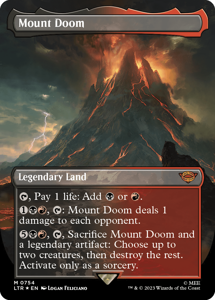 Monte da Perdição / Mount Doom - Magic: The Gathering - MoxLand