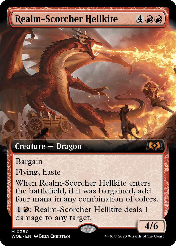 Dragão Avérneo Queima-reinos / Realm-Scorcher Hellkite - Magic: The Gathering - MoxLand