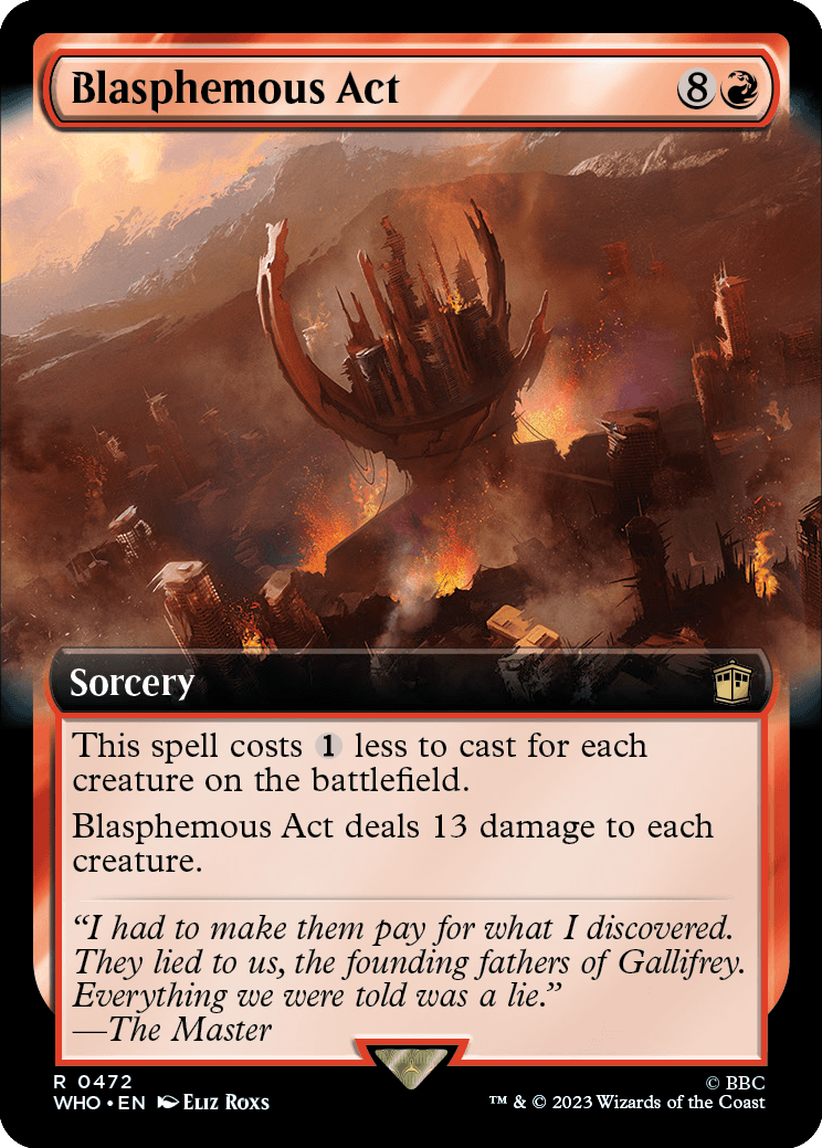 Ato Blasfemo / Blasphemous Act - Magic: The Gathering - MoxLand