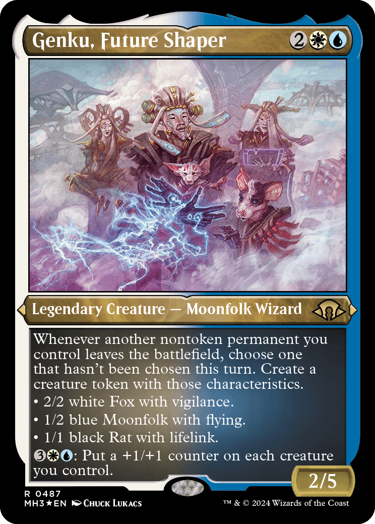 Genku, Moldador do Futuro / Genku, Future Shaper - Magic: The Gathering - MoxLand