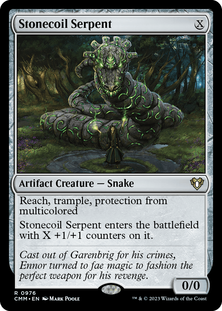 Serpente Litoespiral / Stonecoil Serpent - Magic: The Gathering - MoxLand