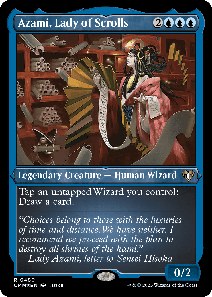 Azami, Dama dos Pergaminhos / Azami, Lady of Scrolls - Magic: The Gathering - MoxLand