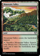 Desfiladeiro / Mountain Valley - Magic: The Gathering - MoxLand