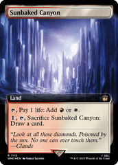 Desfiladeiro Calcinado pelo Sol / Sunbaked Canyon - Magic: The Gathering - MoxLand