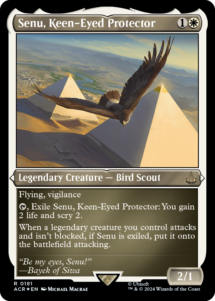 Senu, Keen-Eyed Protector - Magic: The Gathering - MoxLand