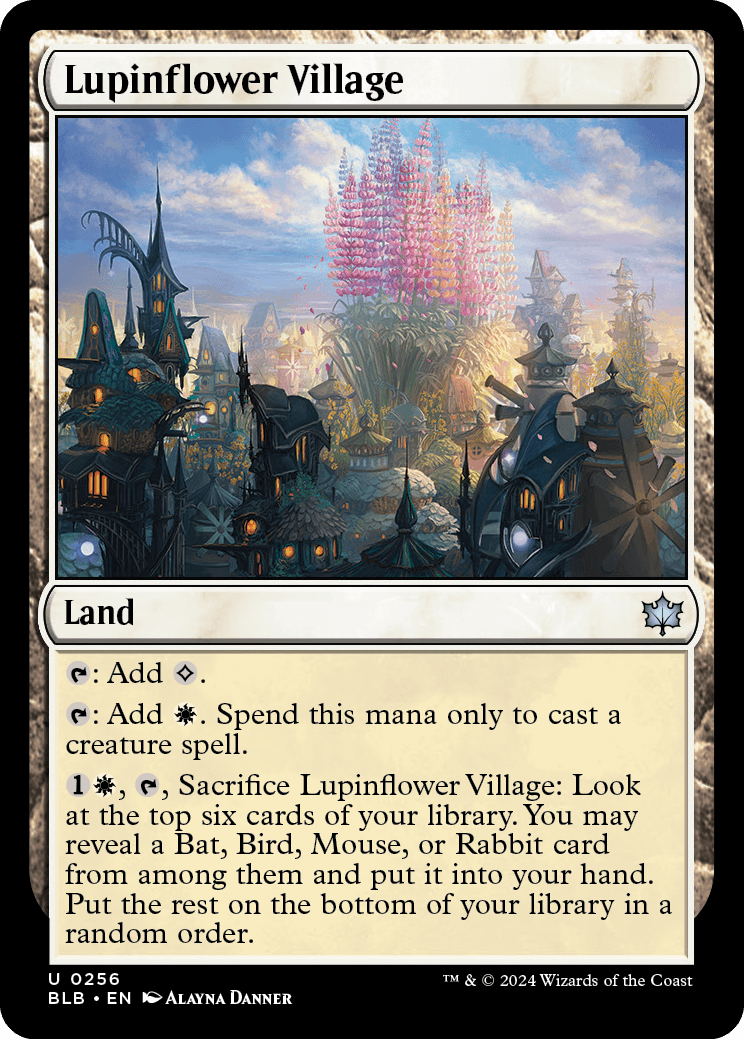 Vila Tremoceira / Lupinflower Village - Magic: The Gathering - MoxLand