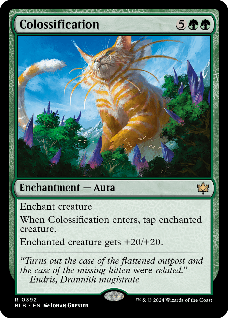 Colossificação / Colossification - Magic: The Gathering - MoxLand