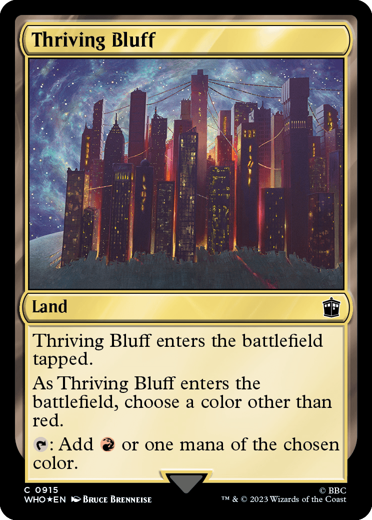 Penhasco Vicejante / Thriving Bluff - Magic: The Gathering - MoxLand