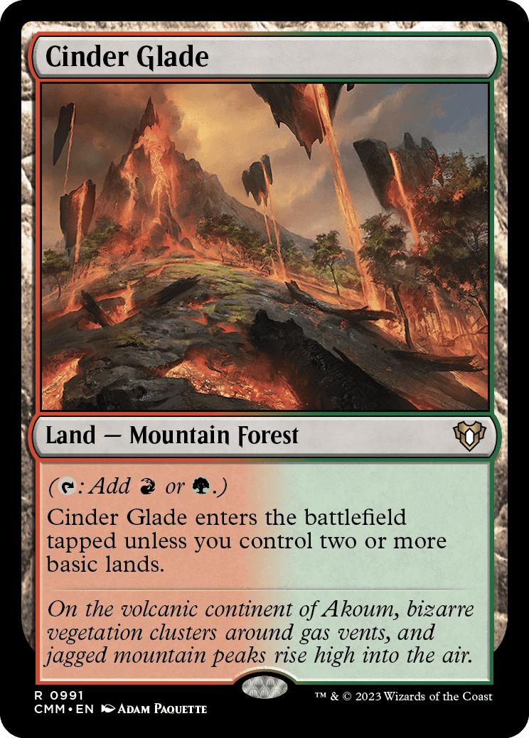 Clareira das Cinzas / Cinder Glade - Magic: The Gathering - MoxLand