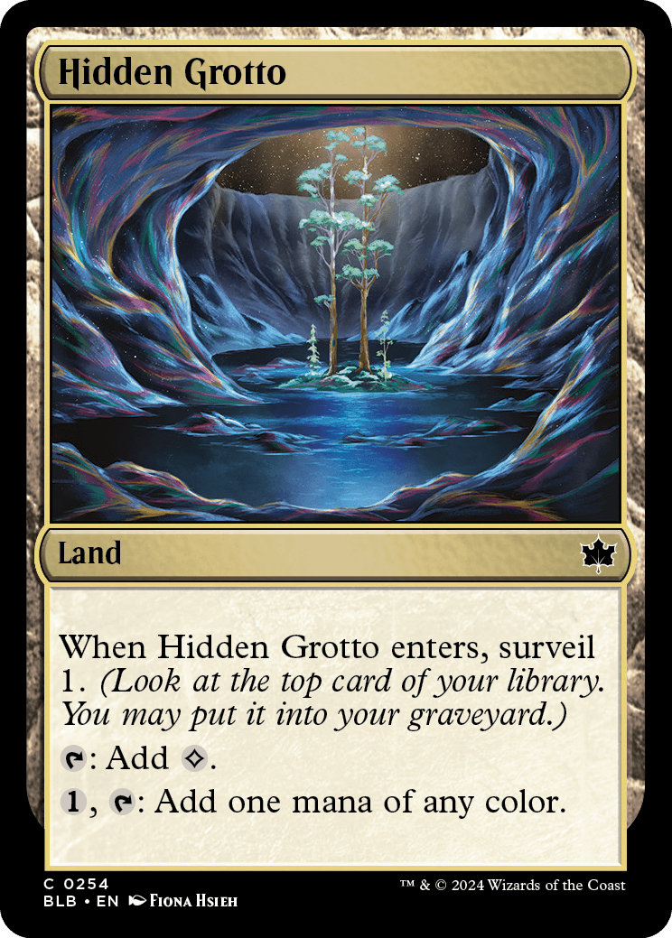 Grota Oculta / Hidden Grotto - Magic: The Gathering - MoxLand