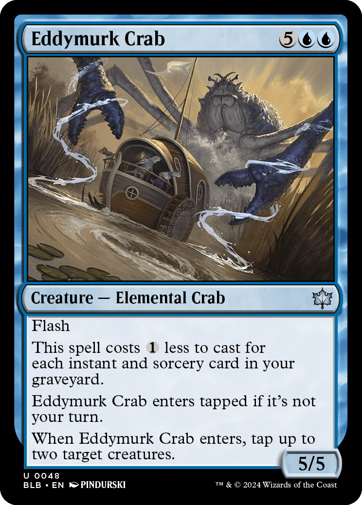 Caranguejo Turvolento / Eddymurk Crab - Magic: The Gathering - MoxLand