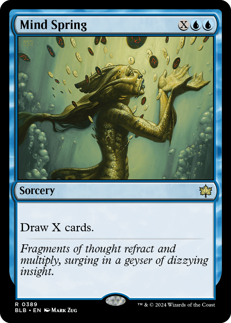 Esguicho Mental / Mind Spring - Magic: The Gathering - MoxLand