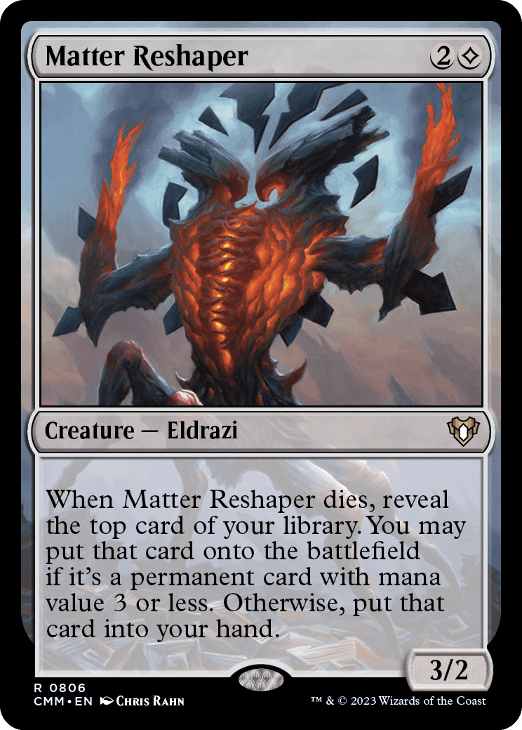 Remoldador da Matéria / Matter Reshaper - Magic: The Gathering - MoxLand