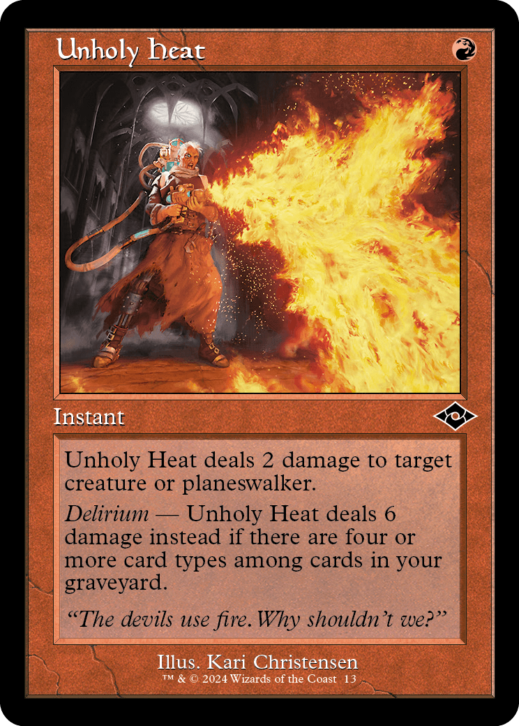 Calor Profano / Unholy Heat - Magic: The Gathering - MoxLand