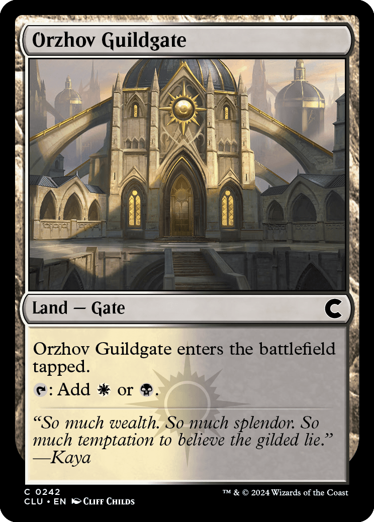 Portão da Guilda Orzhov / Orzhov Guildgate - Magic: The Gathering - MoxLand