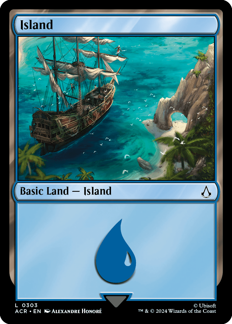 Ilha / Island - Magic: The Gathering - MoxLand