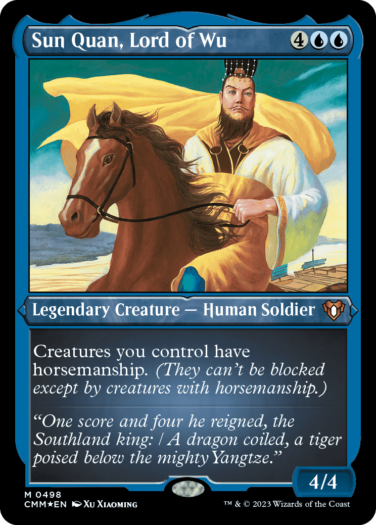 Sun Quan, Senhor de Wu / Sun Quan, Lord of Wu - Magic: The Gathering - MoxLand