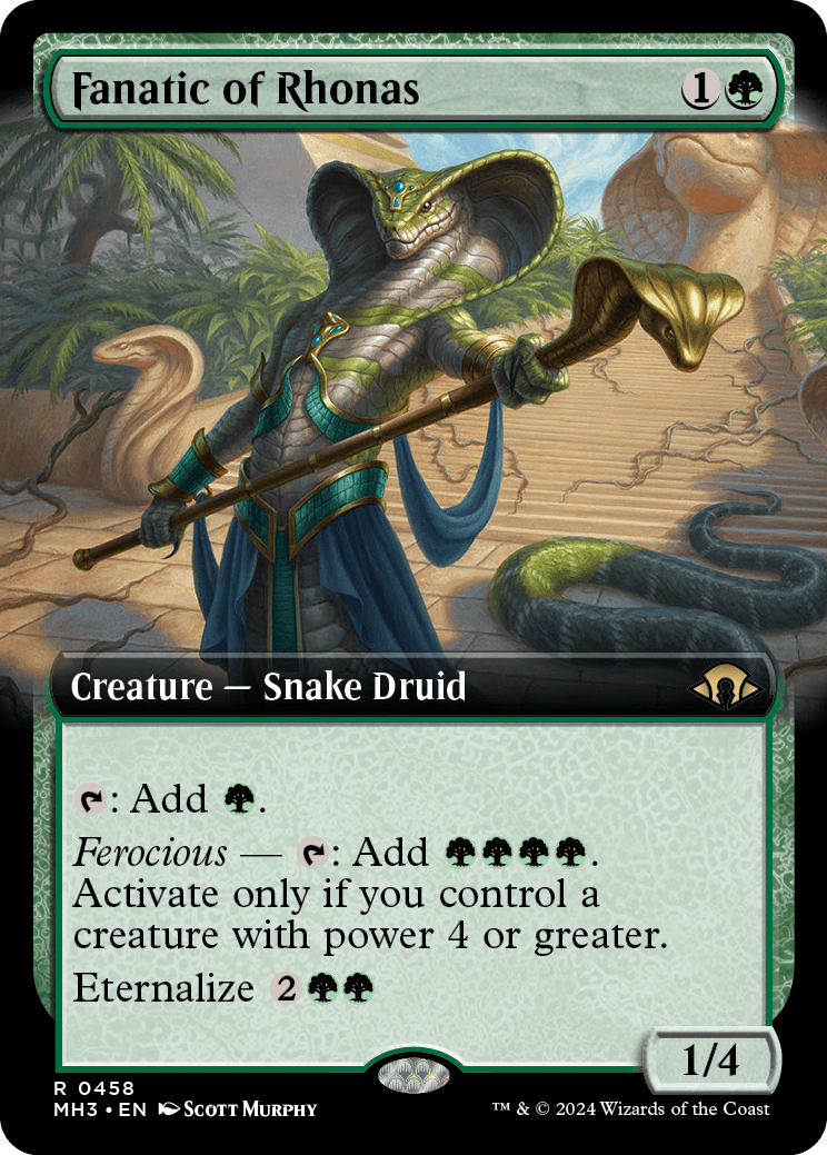 Fanático de Rhonas / Fanatic of Rhonas - Magic: The Gathering - MoxLand