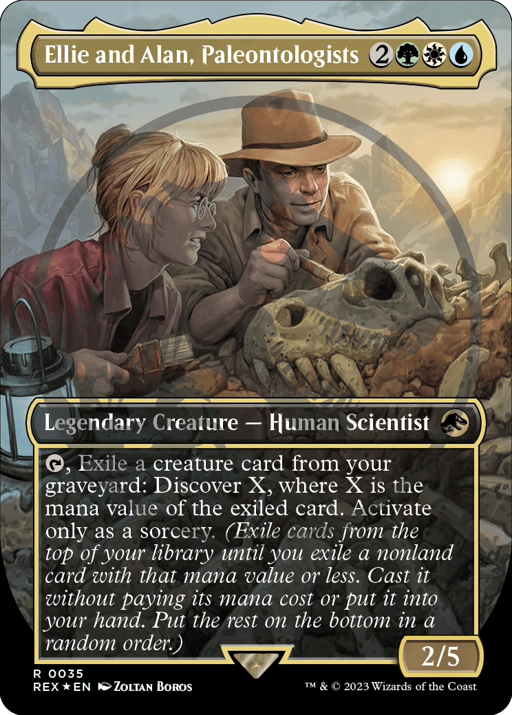 Ellie e Alan, Paleontólogos / Ellie and Alan, Paleontologists - Magic: The Gathering - MoxLand