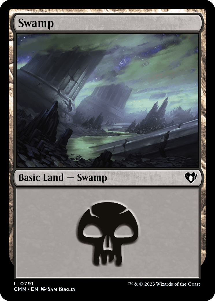 Pântano / Swamp - Magic: The Gathering - MoxLand