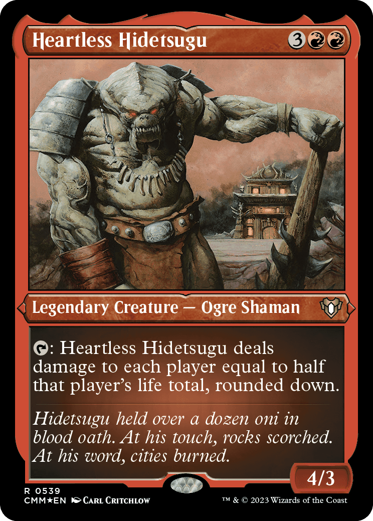 Hidetsugu Impiedoso / Heartless Hidetsugu - Magic: The Gathering - MoxLand