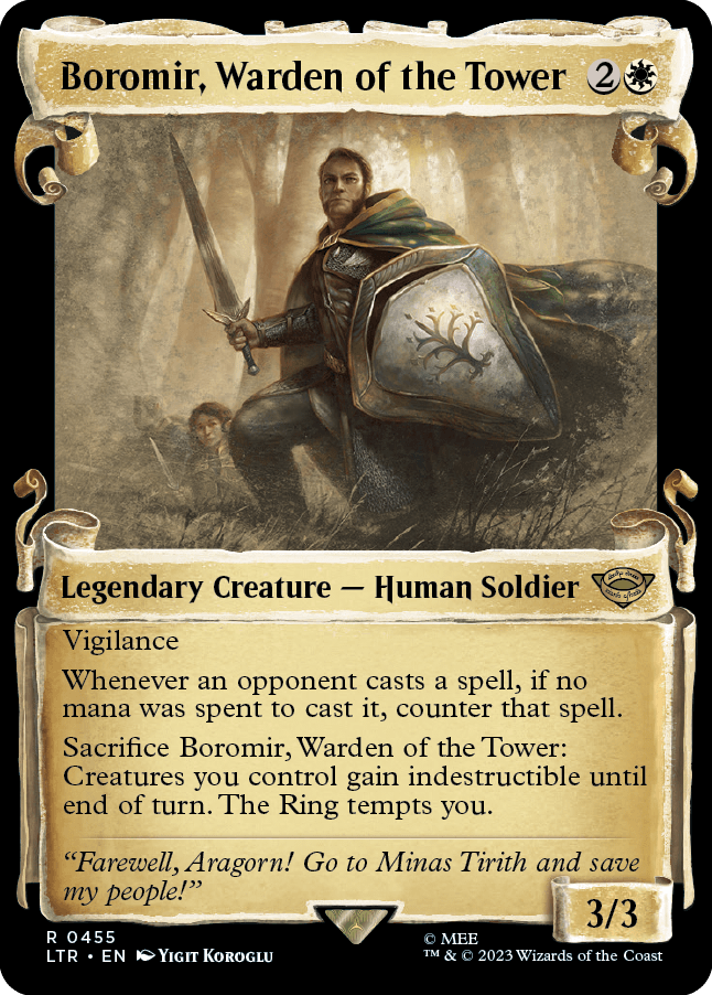 Boromir, Guardião da Torre / Boromir, Warden of the Tower - Magic: The Gathering - MoxLand