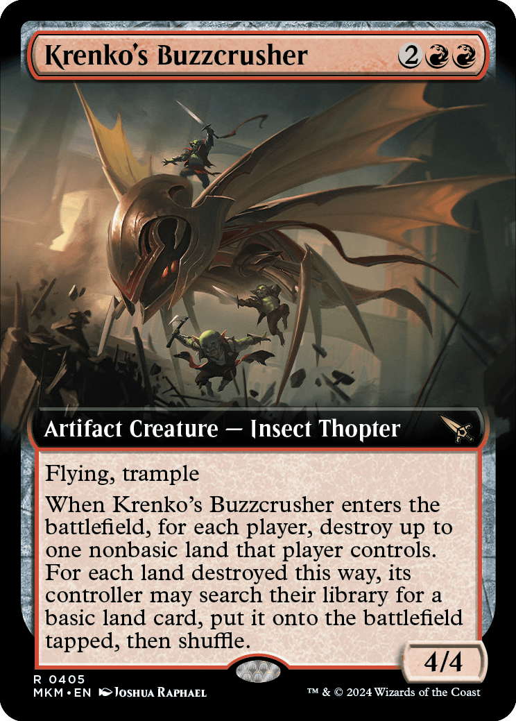 Dezzztruidor de Krenko / Krenko's Buzzcrusher - Magic: The Gathering - MoxLand