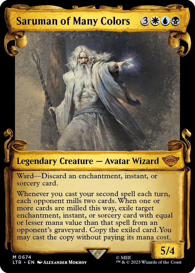 Saruman das Muitas Cores / Saruman of Many Colors - Magic: The Gathering - MoxLand