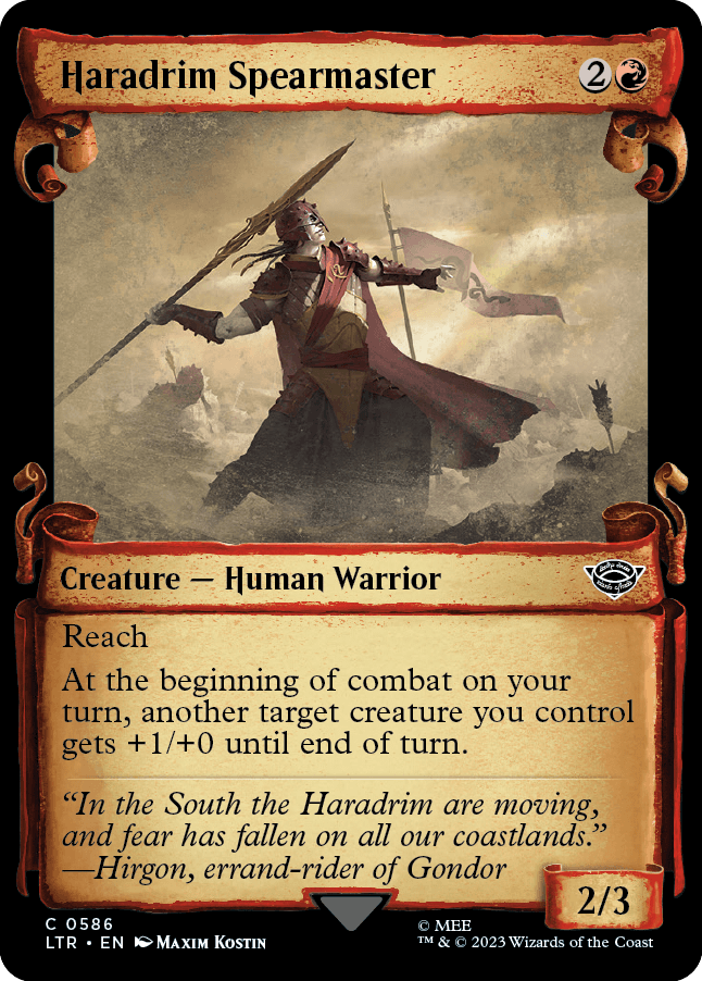 Mestre de Lança Haradrim / Haradrim Spearmaster - Magic: The Gathering - MoxLand