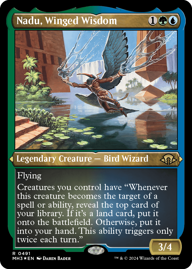 Nadu, Sabedoria Alada / Nadu, Winged Wisdom - Magic: The Gathering - MoxLand