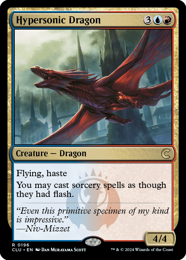 Dragão Hipersônico / Hypersonic Dragon - Magic: The Gathering - MoxLand