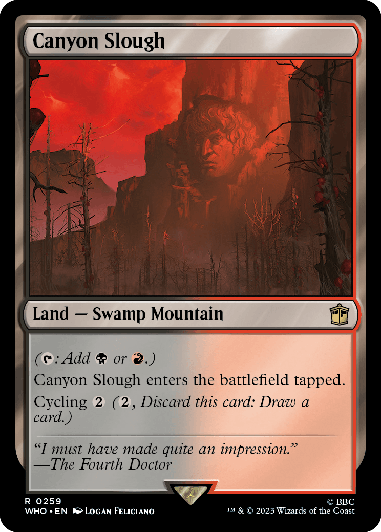 Lamaçal do Desfiladeiro / Canyon Slough - Magic: The Gathering - MoxLand
