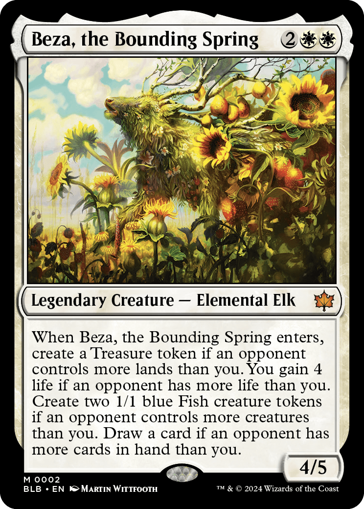 Beza, a Primavera Saltitante / Beza, the Bounding Spring - Magic: The Gathering - MoxLand