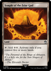 Templo do Falso Deus / Temple of the False God - Magic: The Gathering - MoxLand