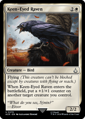 Keen-Eyed Raven - Magic: The Gathering - MoxLand