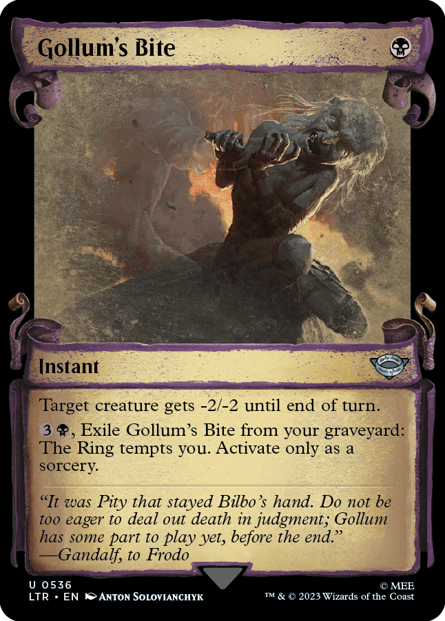 Mordida de Gollum / Gollum's Bite - Magic: The Gathering - MoxLand