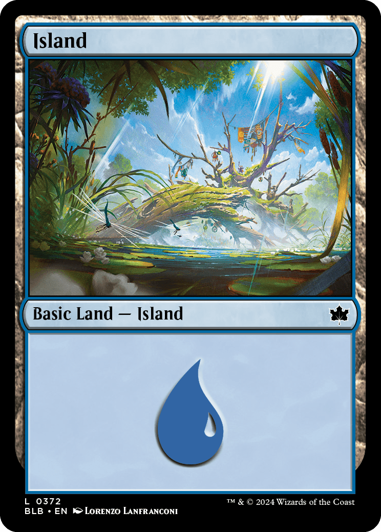 Ilha / Island - Magic: The Gathering - MoxLand